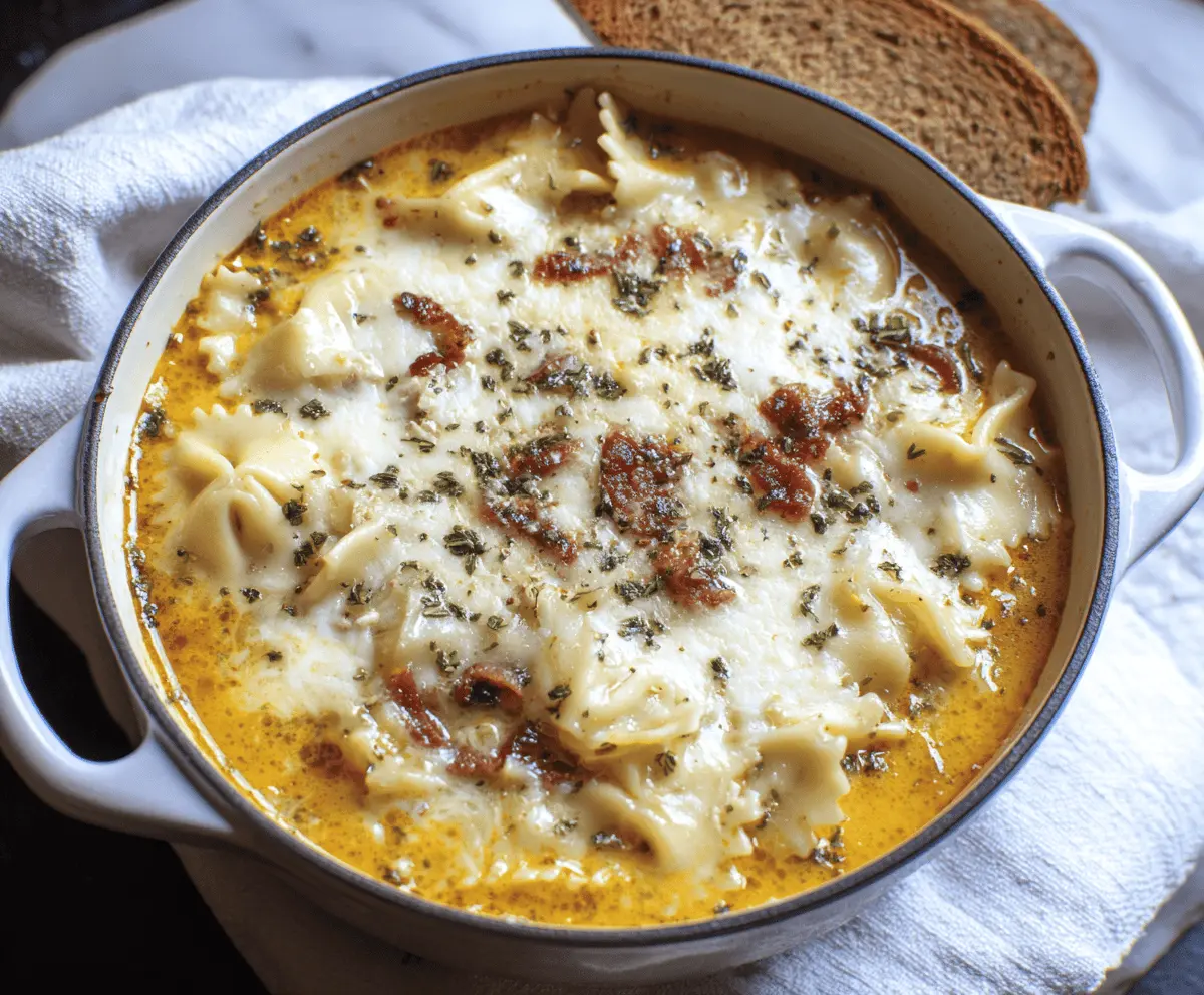 White Lasagna Soup