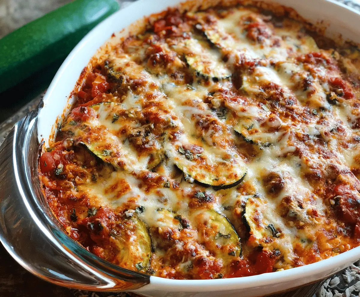 Zucchini Pizza Casserole