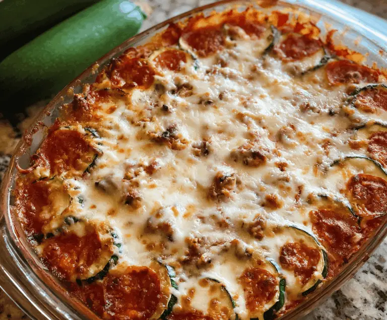Zucchini Pizza Casserole