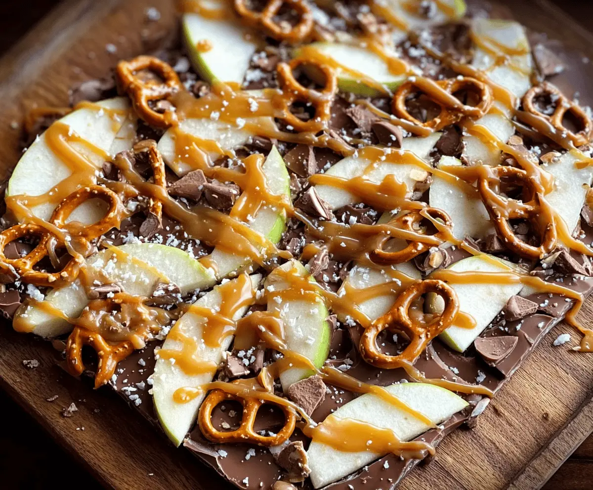 Easy Homemade Caramel Apple Bark Recipe – Sweet & Crunchy Treat