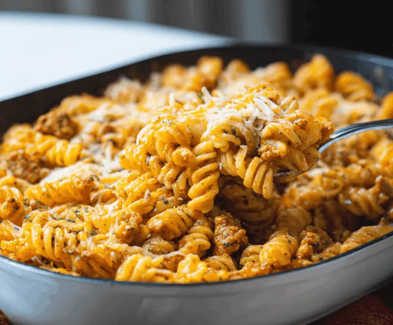 Cheesy Ground Turkey Pasta – Creamy, Comforting & So Easy!