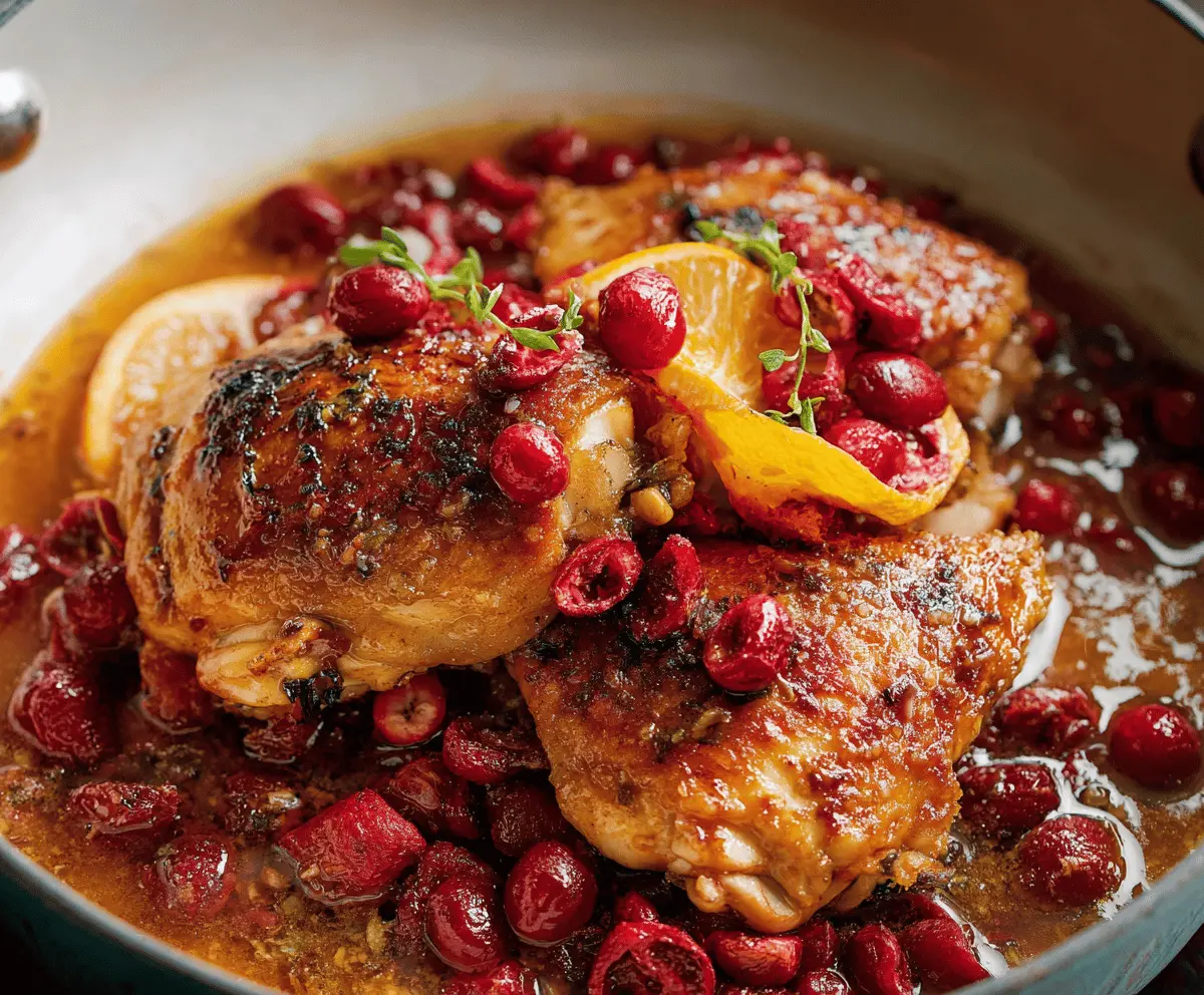 Cranberry Orange Chicken Recipe – Easy & Delicious Weeknight Dinner