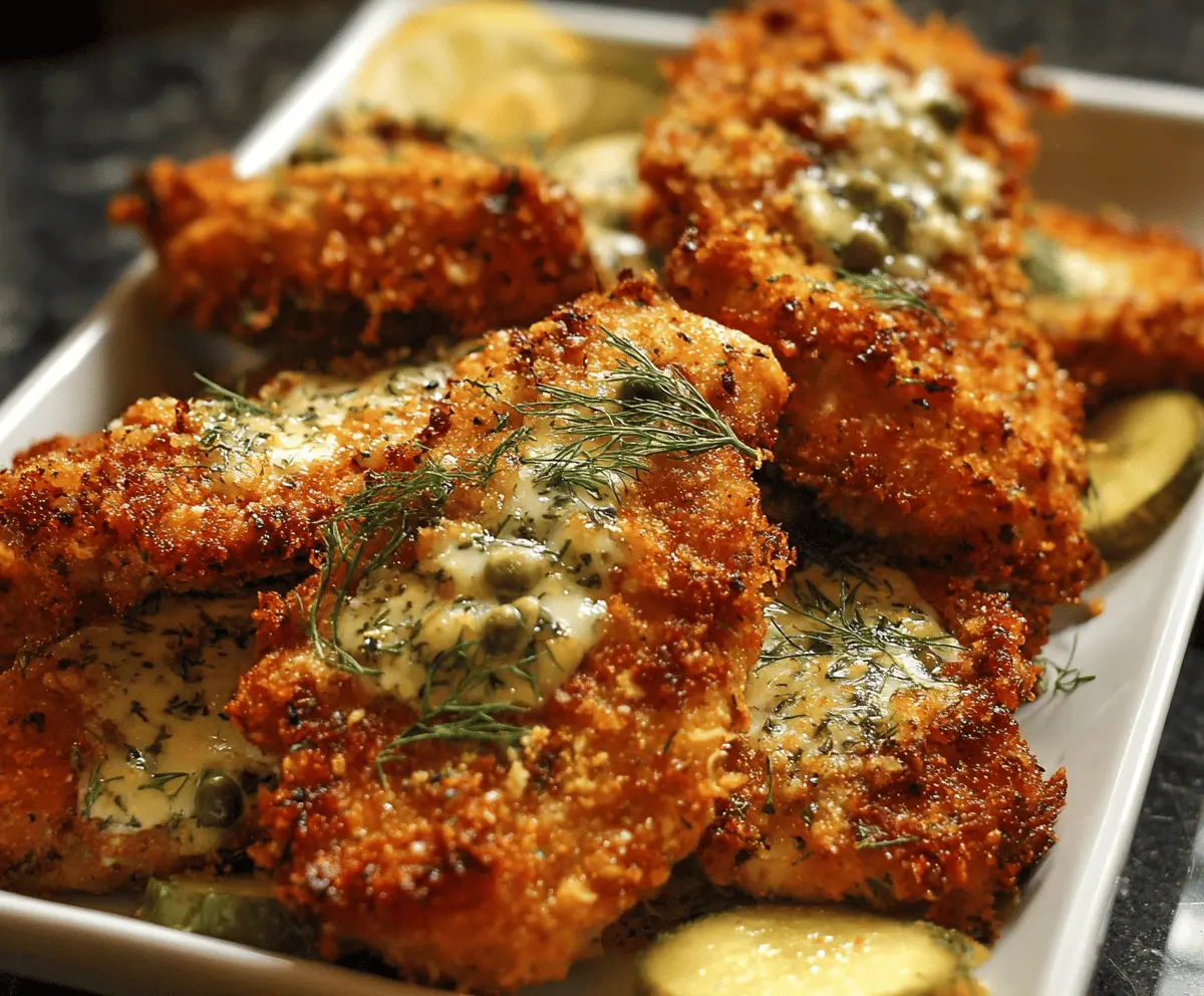 Crispy Dill Pickle Parmesan Chicken Recipe