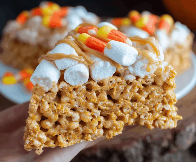 Easy Pumpkin Pie Marshmallow Treats