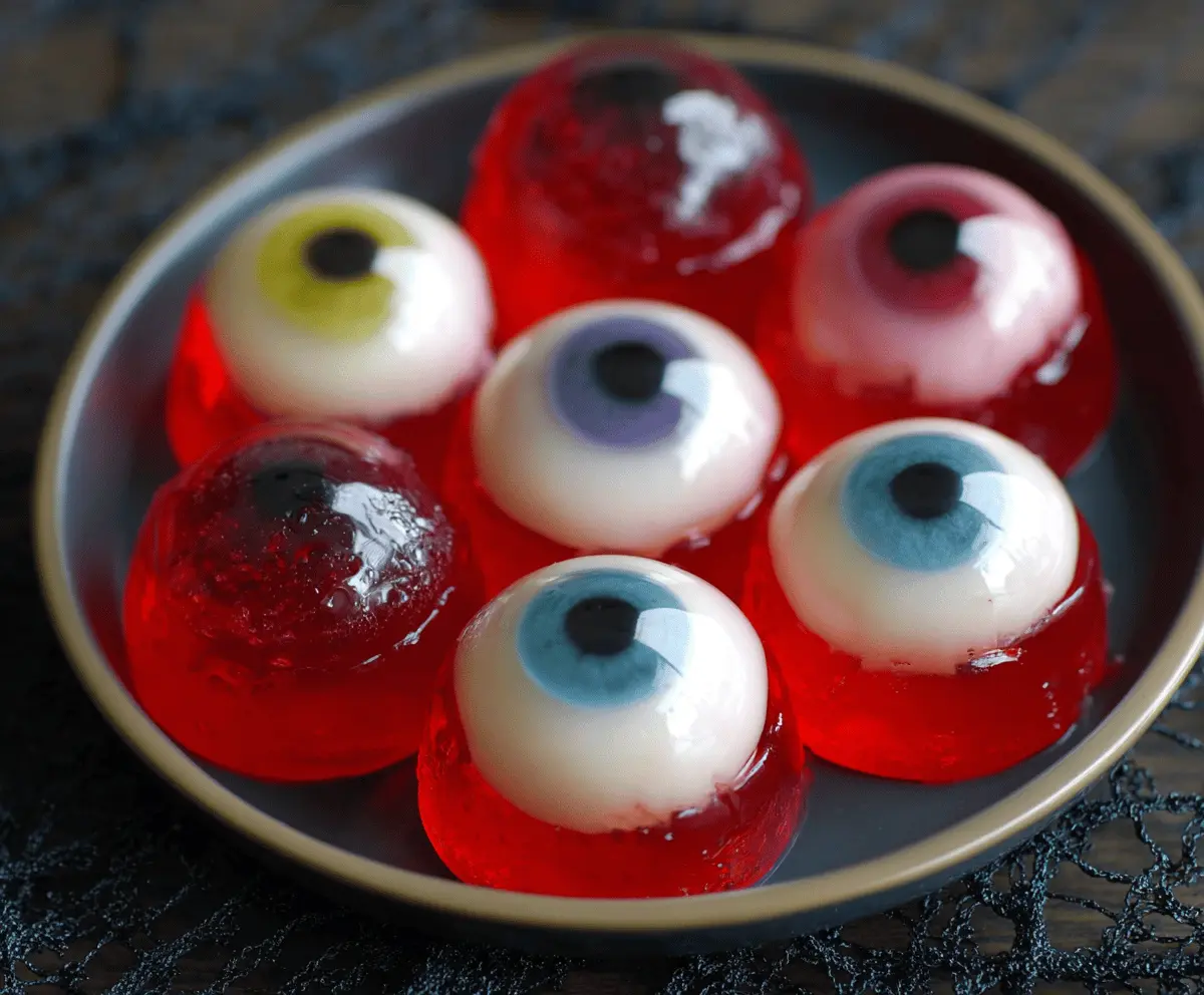 Spooky Halloween Eyeball Jello Shots Recipe