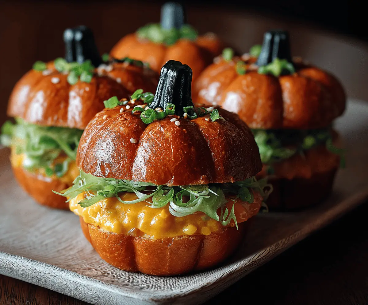 Easy Pumpkin-Shaped Sliders Recipe – Fun Fall Party Food