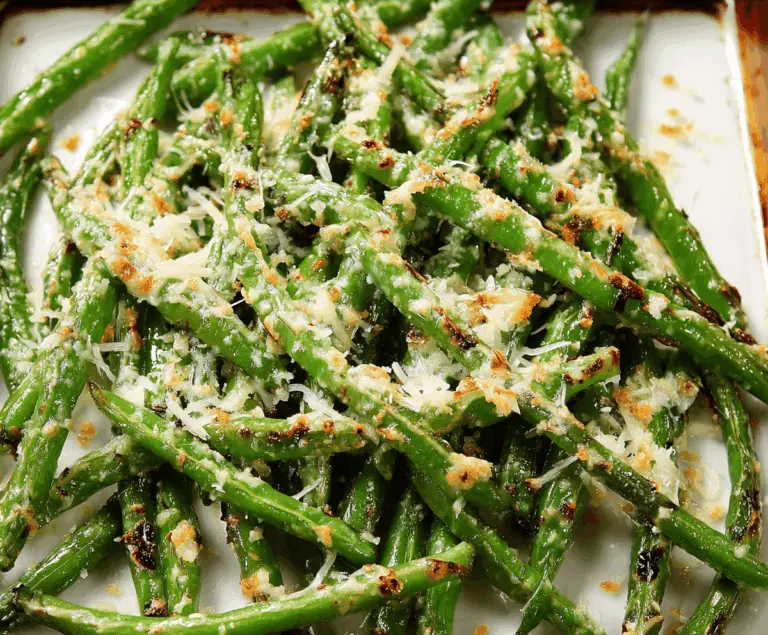 Roasted Parmesan Green Beans