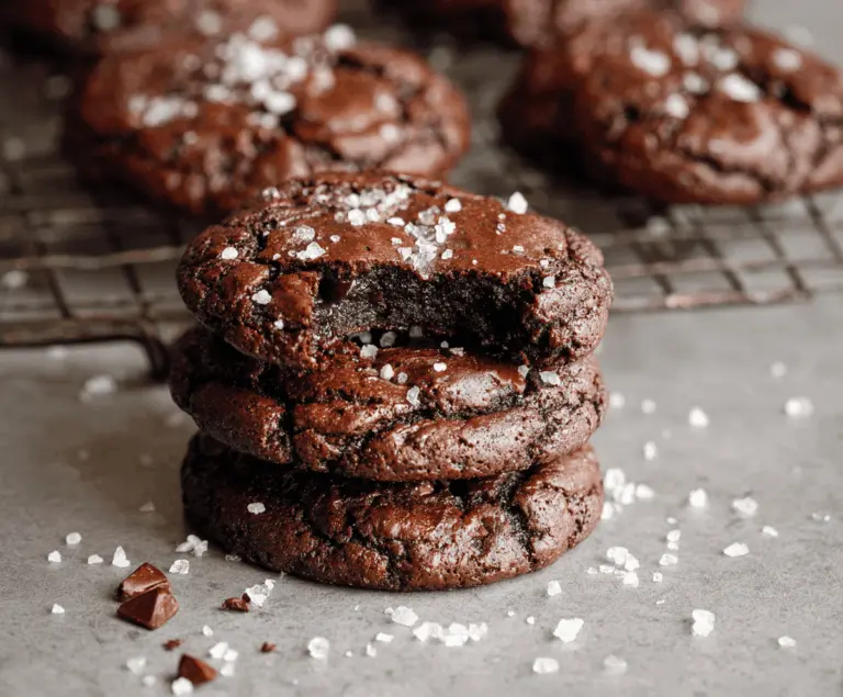 Salted Brownie Cookies