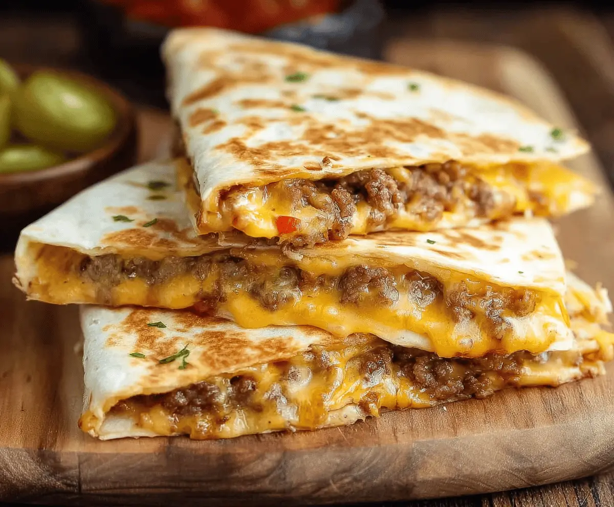 Crispy Smashburger Quesadillas Recipe – Easy & Delicious