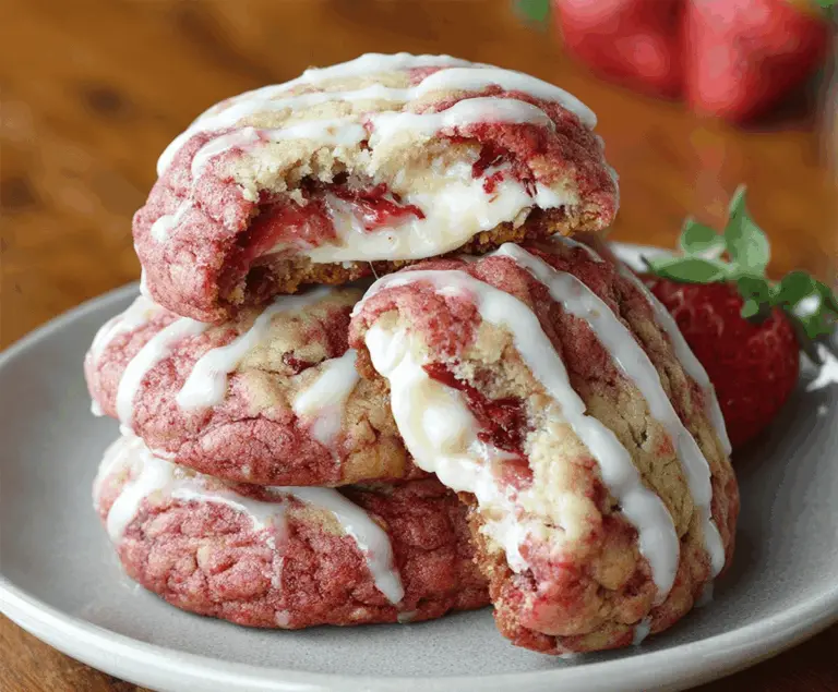 Strawberry Cheesecake Cookies