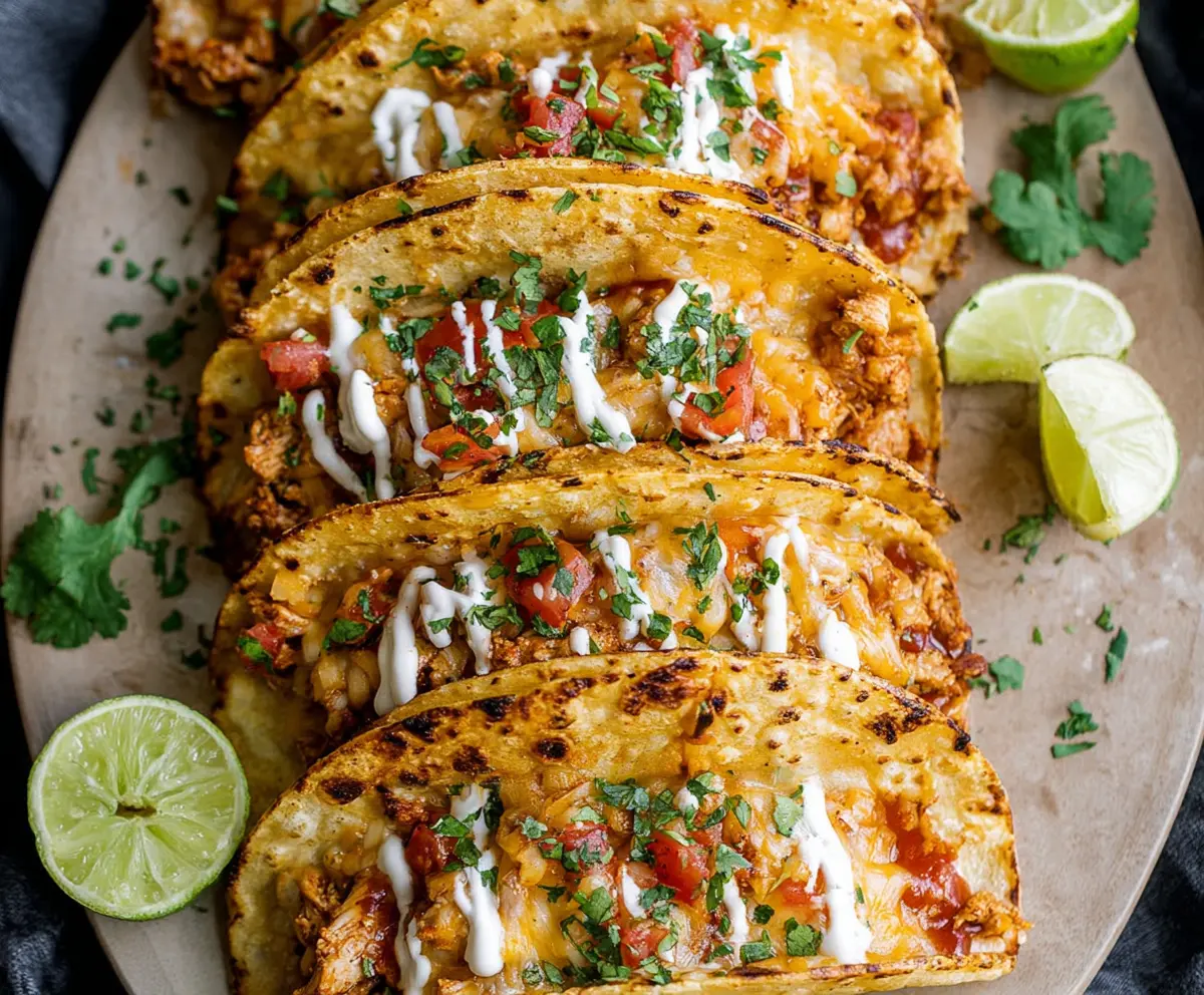 Quick Mini Baked Chicken Tacos