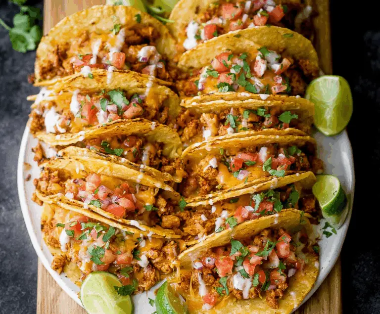 20 Minute Mini Baked Chicken Tacos