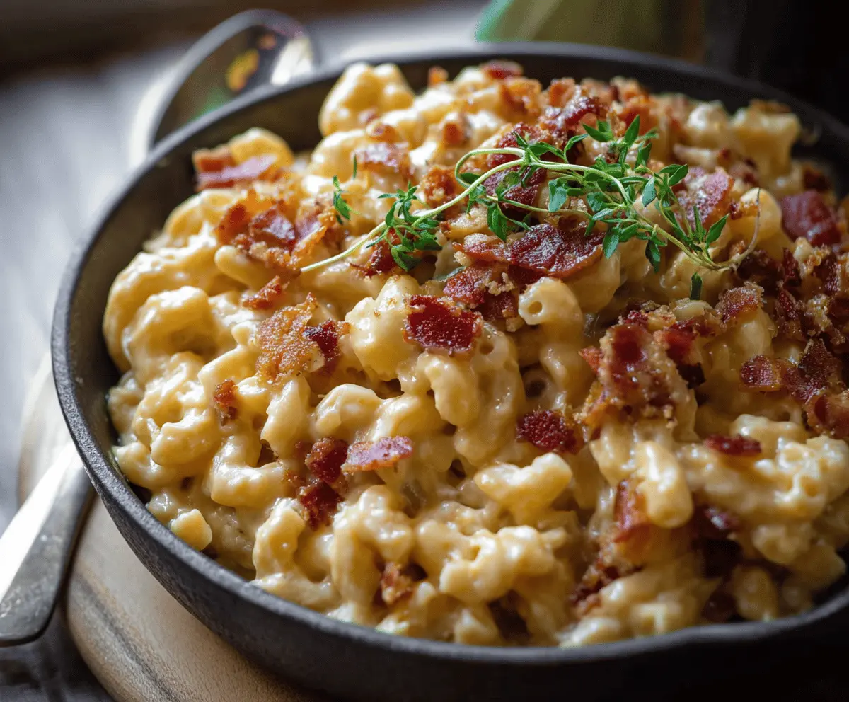 Creamy Bacon Mac and Cheese