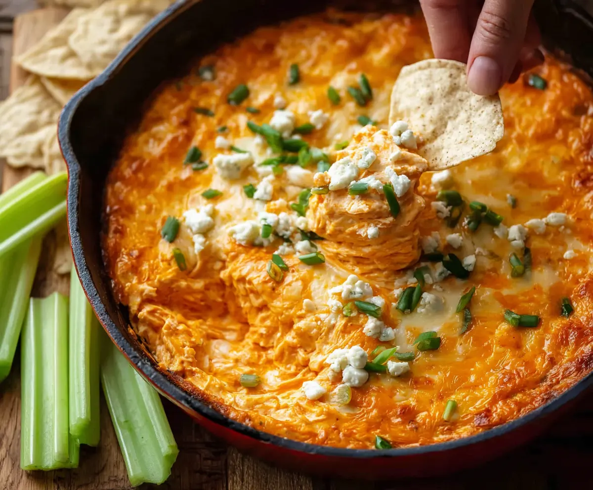 Easy Best Buffalo Chicken Dip