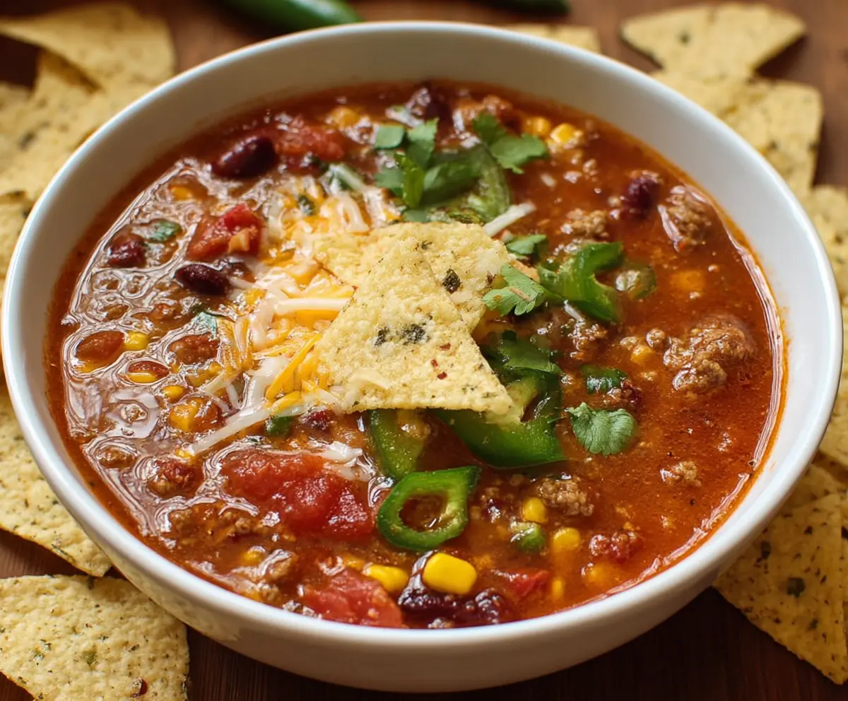 Bold & Hearty Taco Soup Recipe