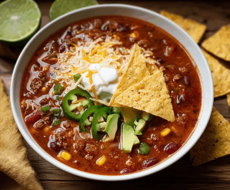 Bold And Hearty Taco Soup