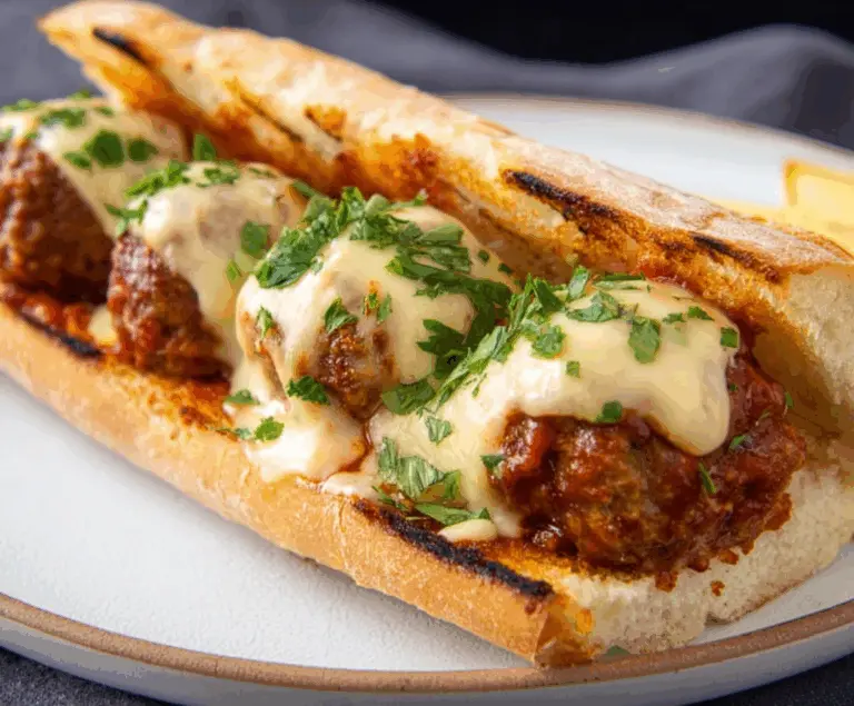 Cheesy Meatball Subs