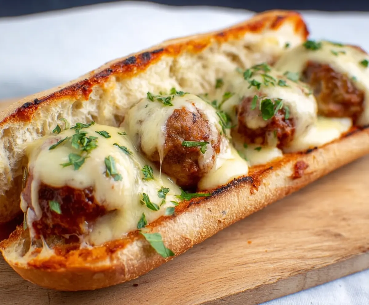 Easy Cheesy Meatball Subs