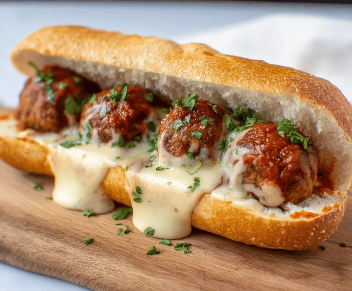 Best Cheesy Meatball Subs Recipe