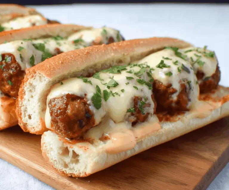 Cheesy Meatball Subs