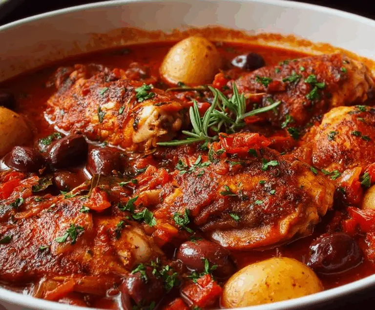 Chicken Cacciatore With Potatoes