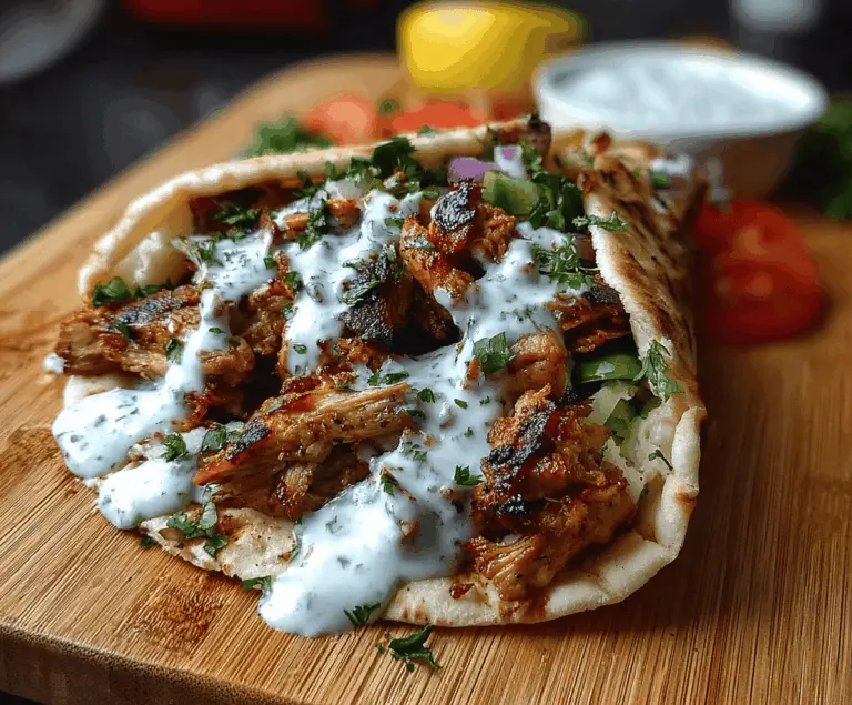 Chicken Shawarma with Garlic Sauce Recipe