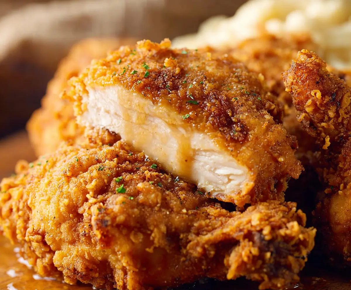Crispy Country Fried Chicken Recipe