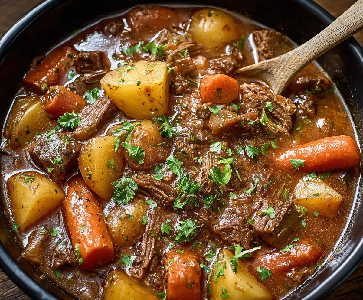 Easy Crockpot Beef Stew Recipe