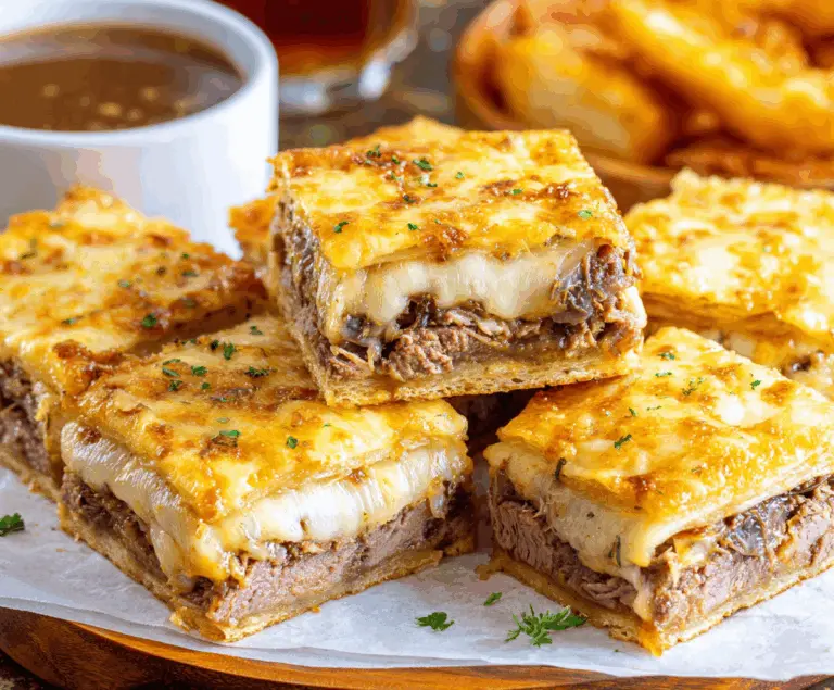 Delicious French Dip Squares Recipe