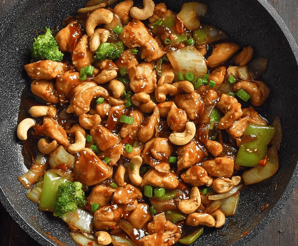 Easy Authentic Cashew Chicken Recipe