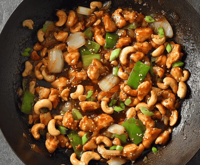 Easy Authentic Cashew Chicken