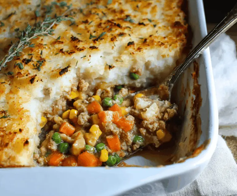 Easy Ground Turkey Shepherd’s Pie