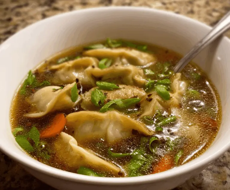 Easy Potsticker Soup Recipe for Comfort Food Lovers