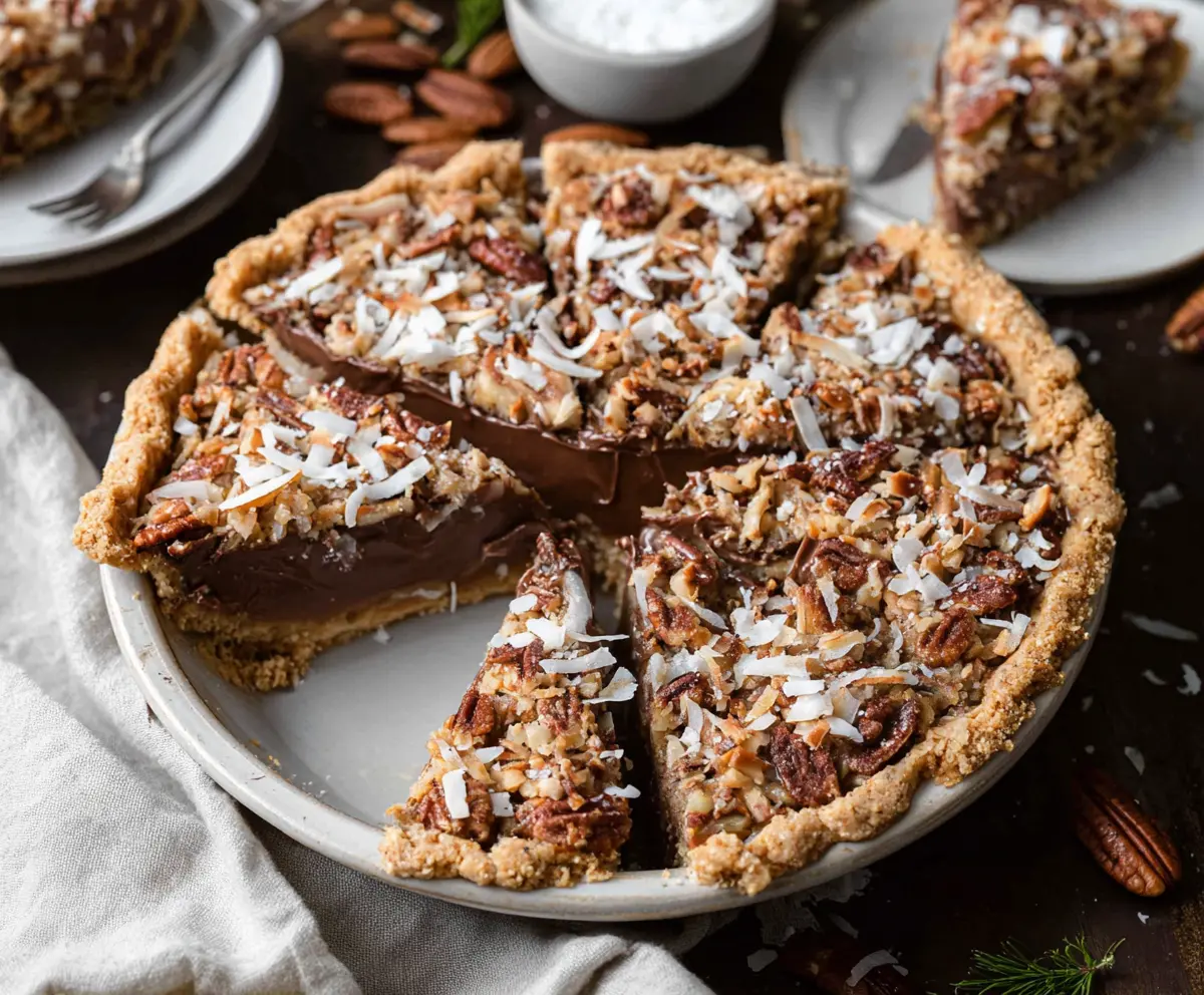 Easy No-Bake German Chocolate Pie