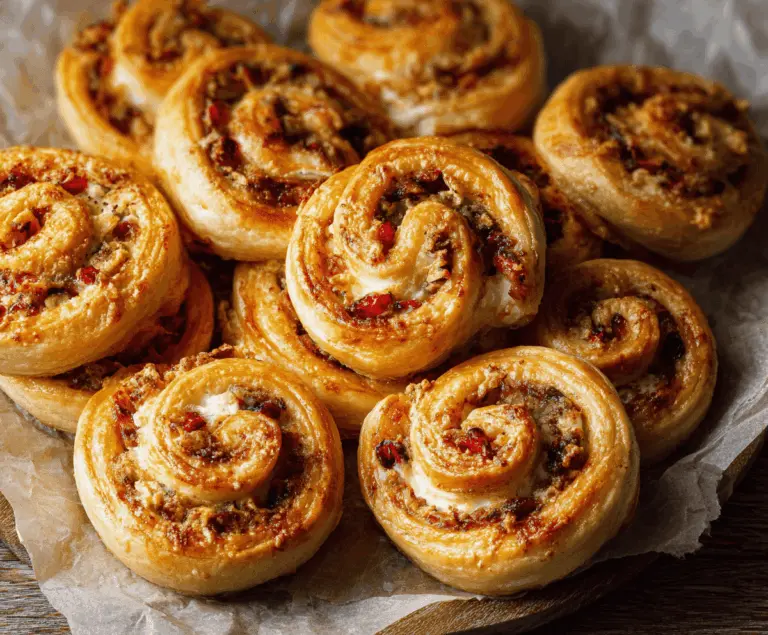 Flaky Cranberry Cream Cheese Pinwheels