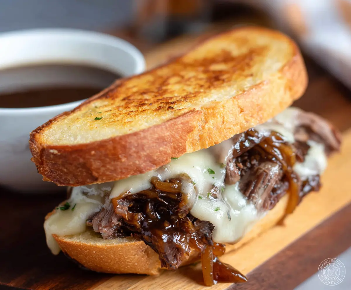 Easy French Dip Sandwich Melt Recipe