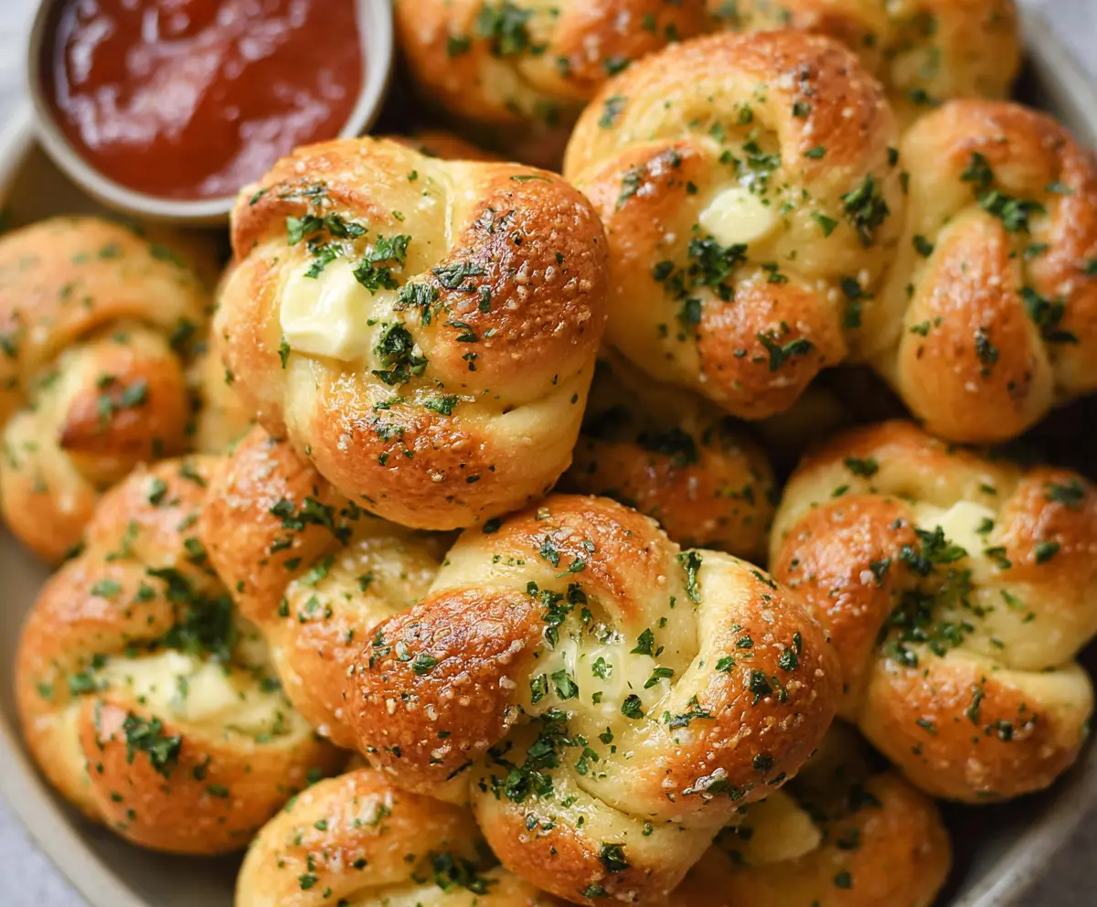 Easy & Soft Garlic Knots Recipe