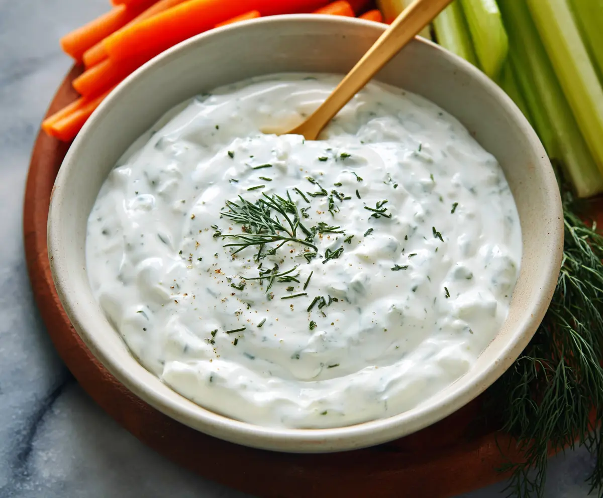 Creamy Greek Yogurt Ranch Dip Recipe