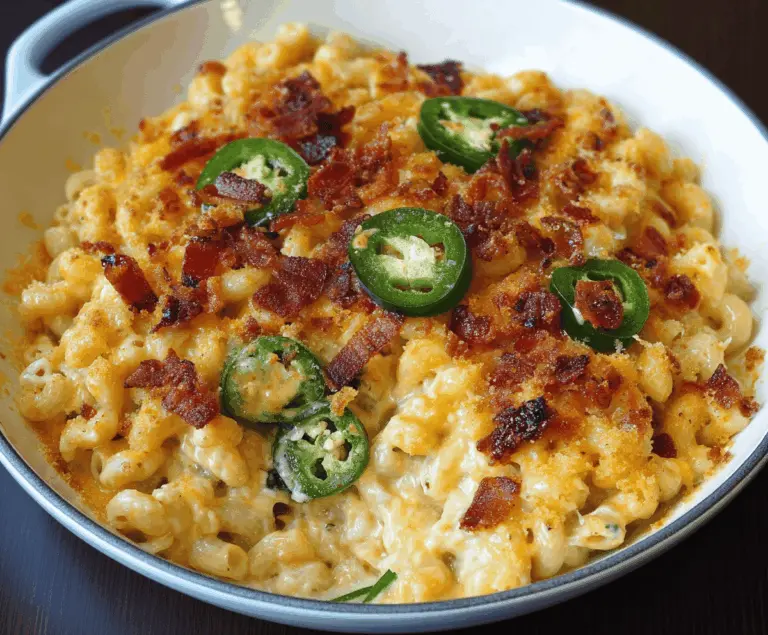 Jalapeño Popper Macaroni and Cheese