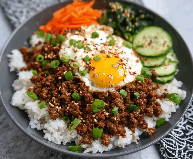 Korean Ground Beef Bowl