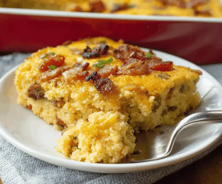 Loaded Cornbread Casserole