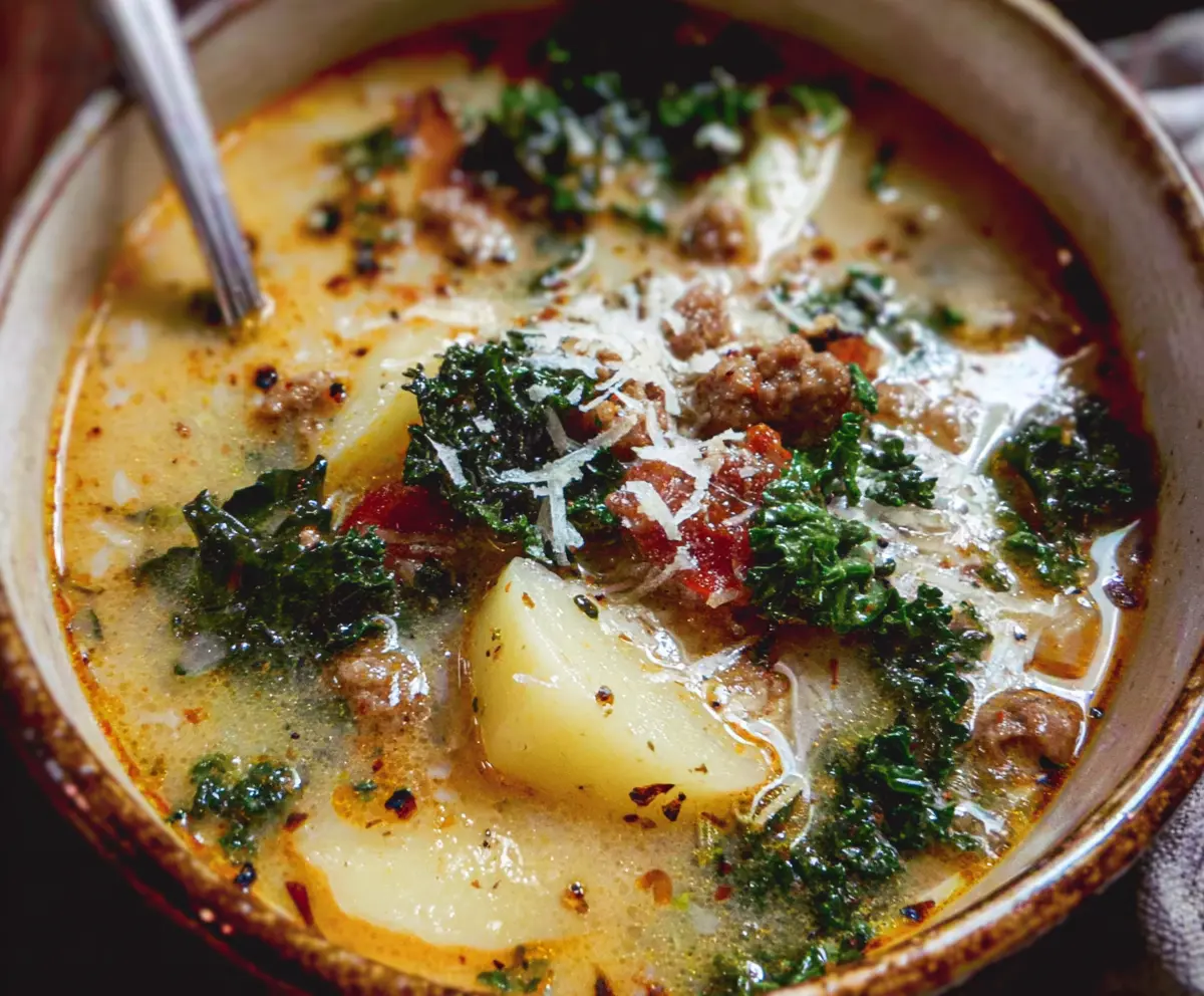 Hearty Sausage Potato Kale Soup
