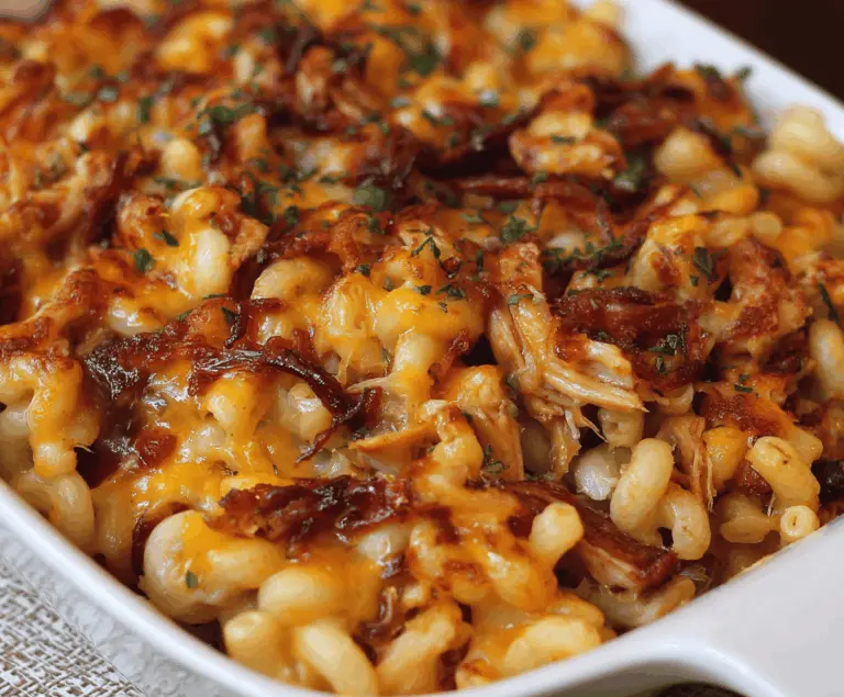 Shredded BBQ Chicken Mac and Cheese