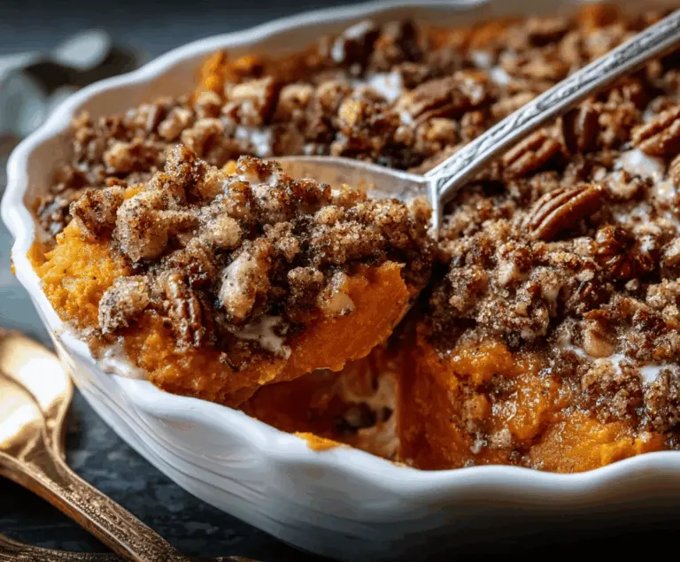 Southern Maple Sweet Potato Casserole