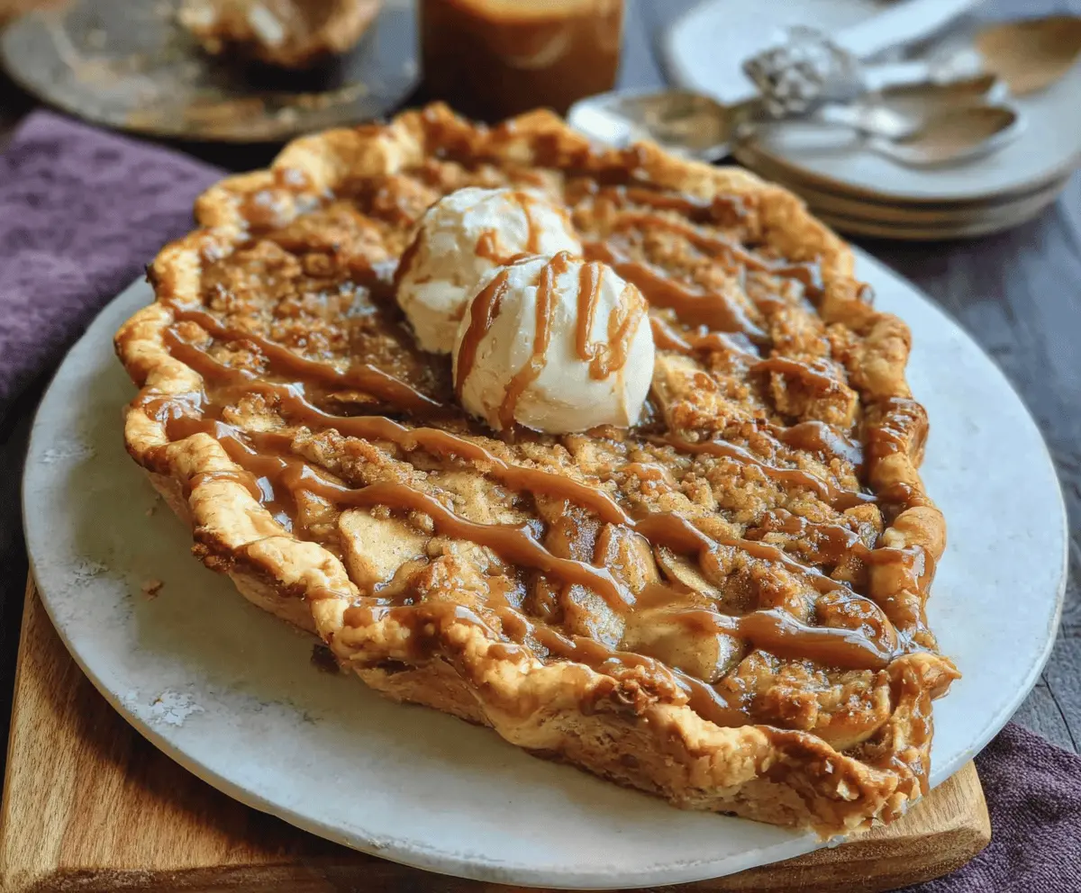 Easy Toffee Apple Pie Recipe