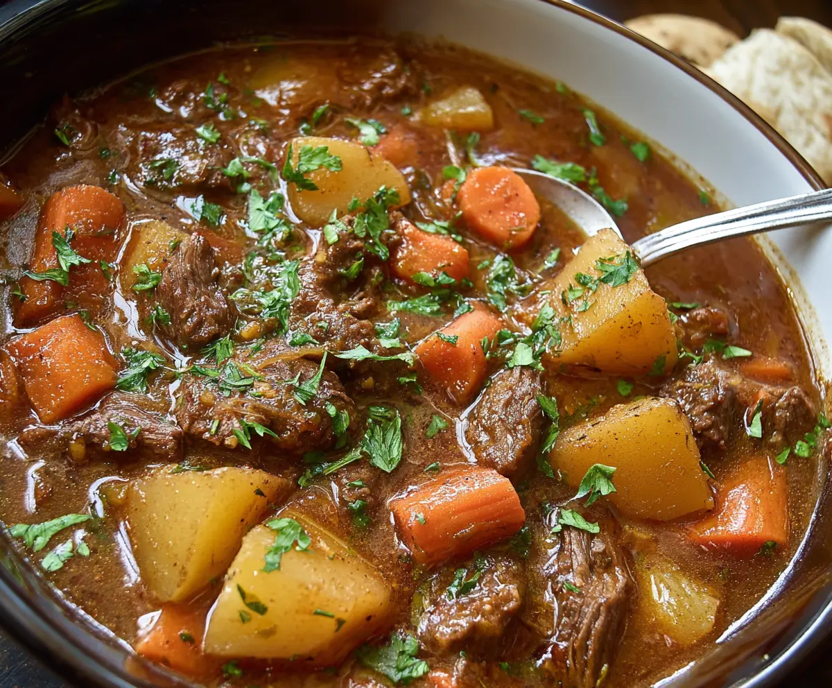 Easy Crock Pot Beef Stew Recipe