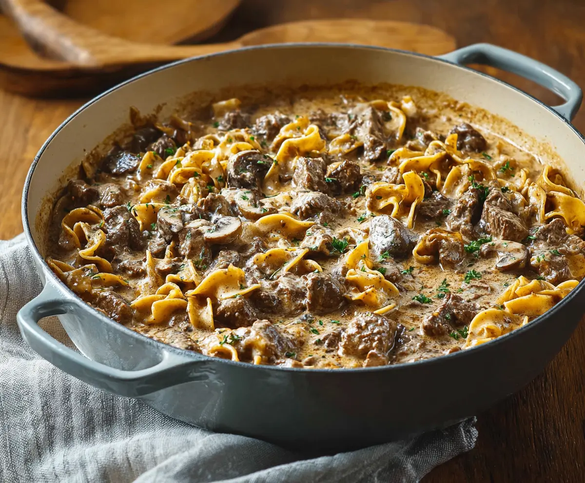 Easy Beef Stroganoff Recipe