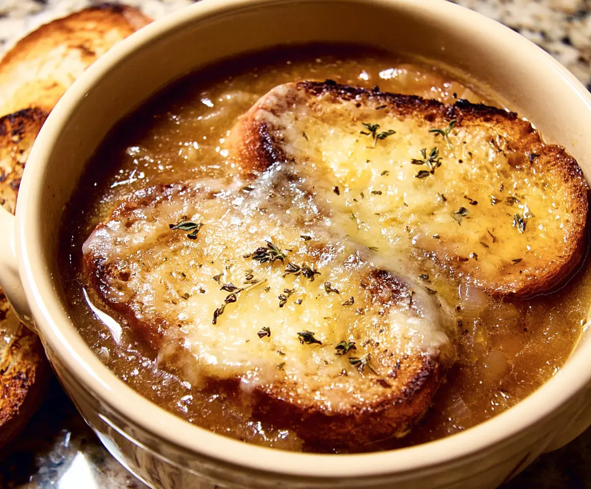 Easy Caramelized Onion Soup Recipe