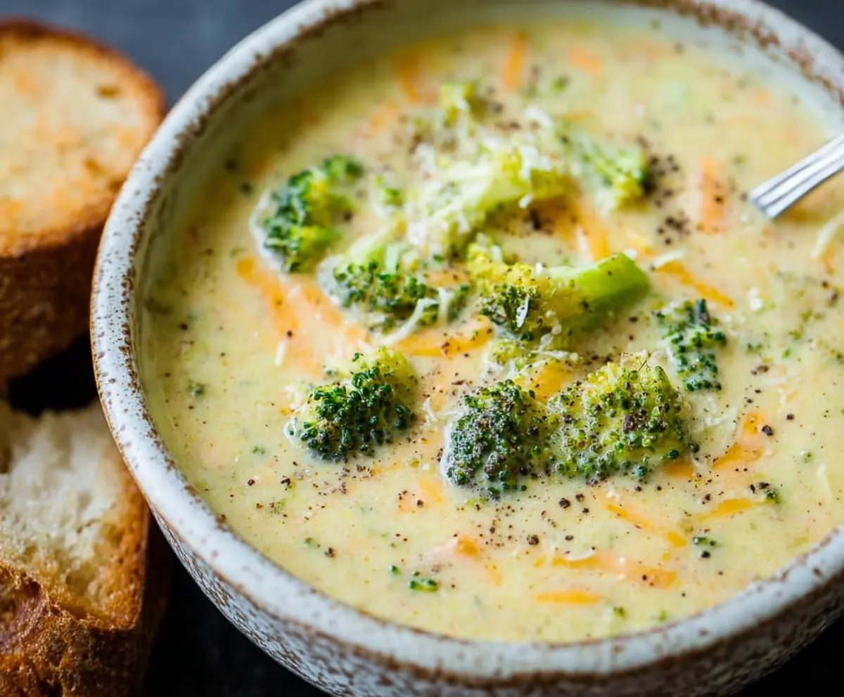 Easy Cheesy Broccoli Soup Recipe