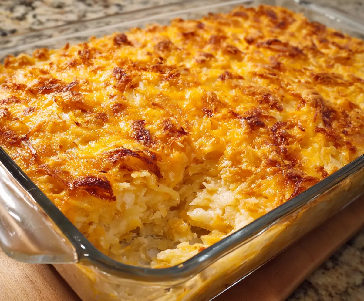 Easy Cheesy Hashbrown Casserole